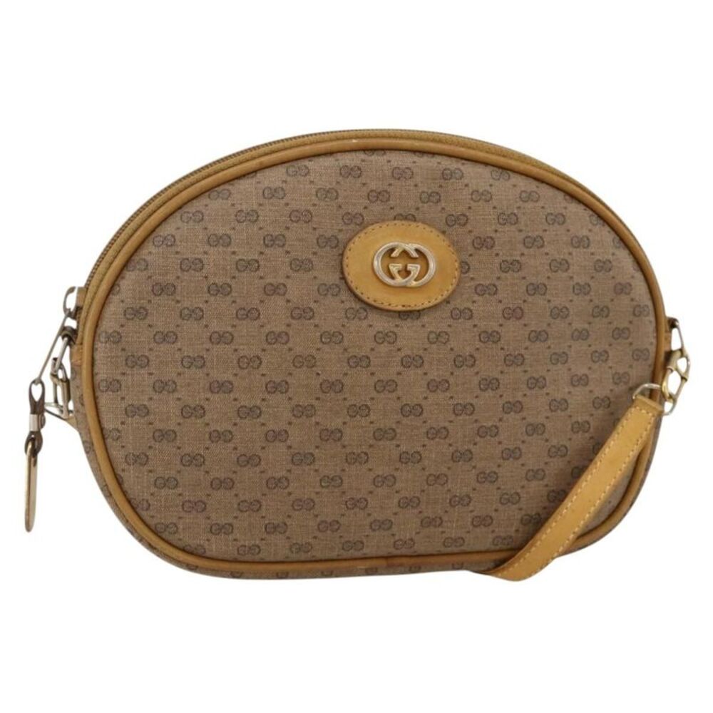 Gucci Micro Gg Supreme Gg Canvas Beige Pvc Shoulder Bag Bag